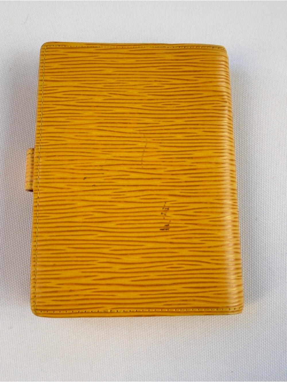 Louis Vuitton Vintage Epi Agenda PM Yellow Toledo Gold Planner Leather Cover - Picture 2 of 10